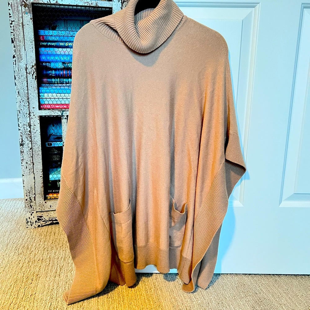 Michael Kors Turtleneck Poncho